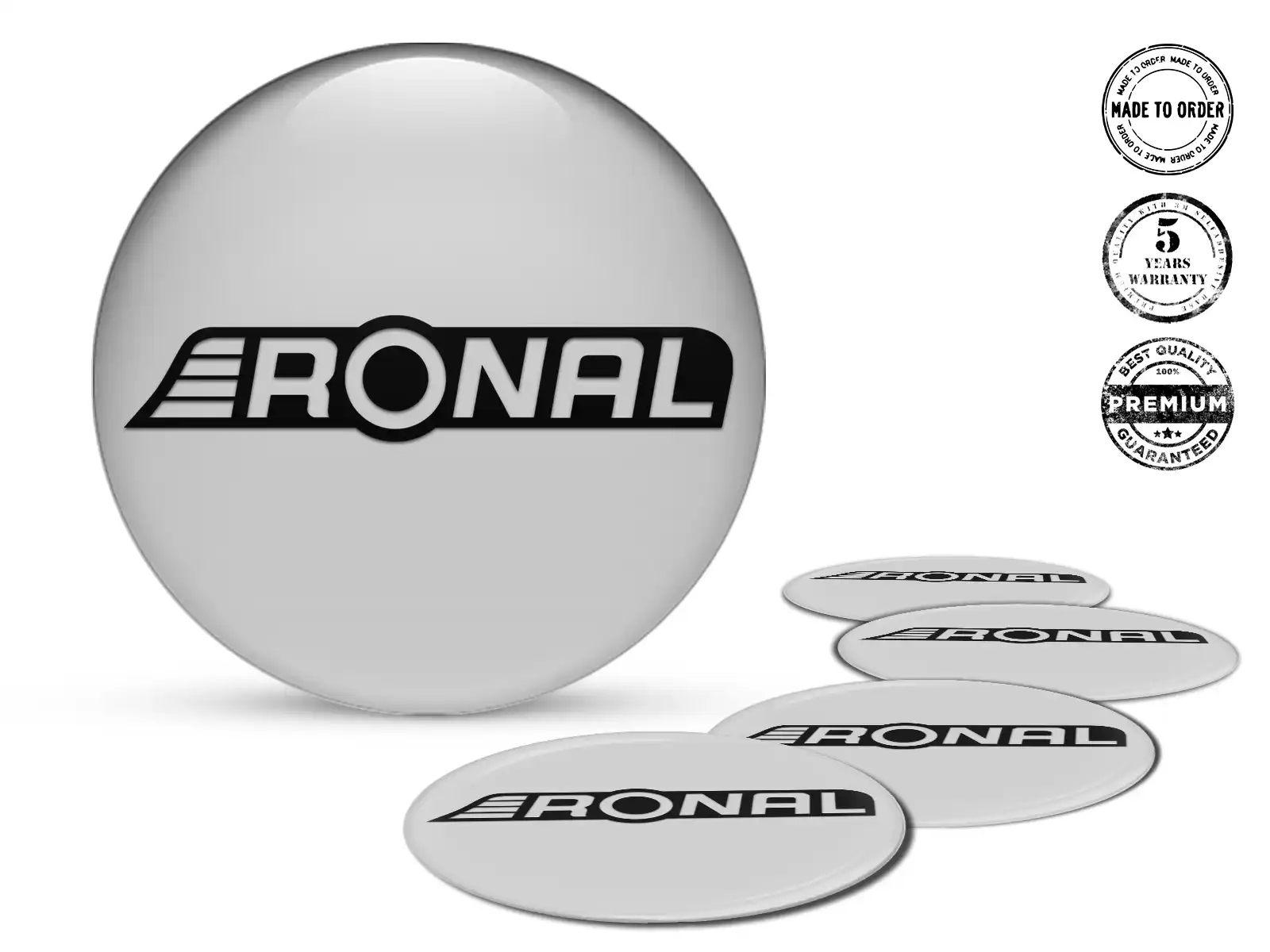 Ronal Radplaketten Stil Individuelles Dome-Design